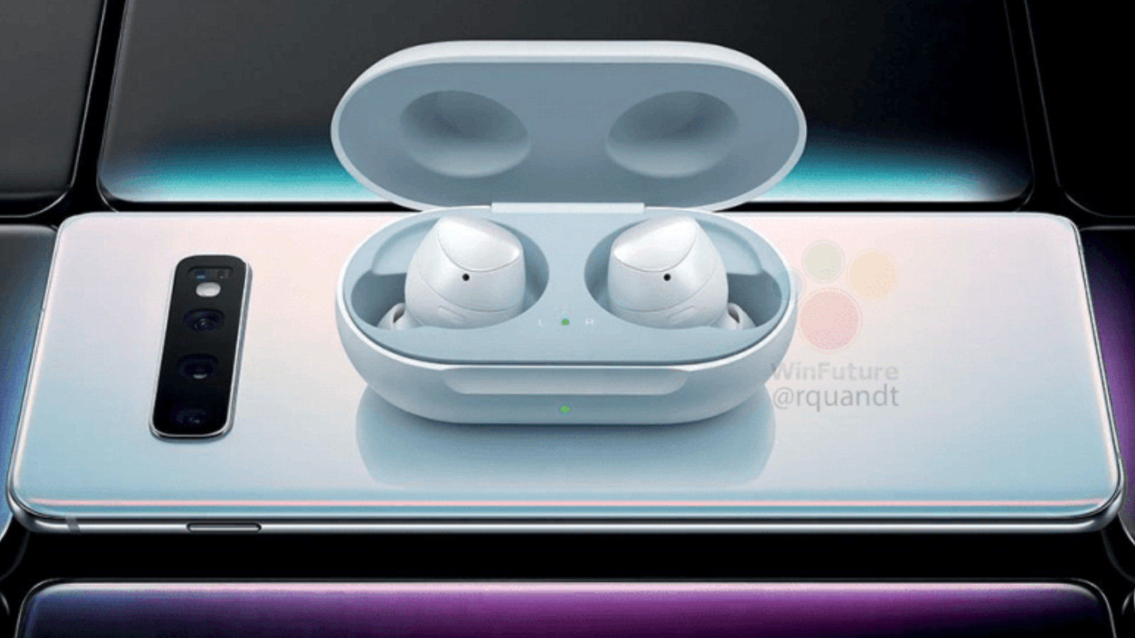 サムスンの新型無線イヤホンGalaxy Buds、Galaxy S10に載せて