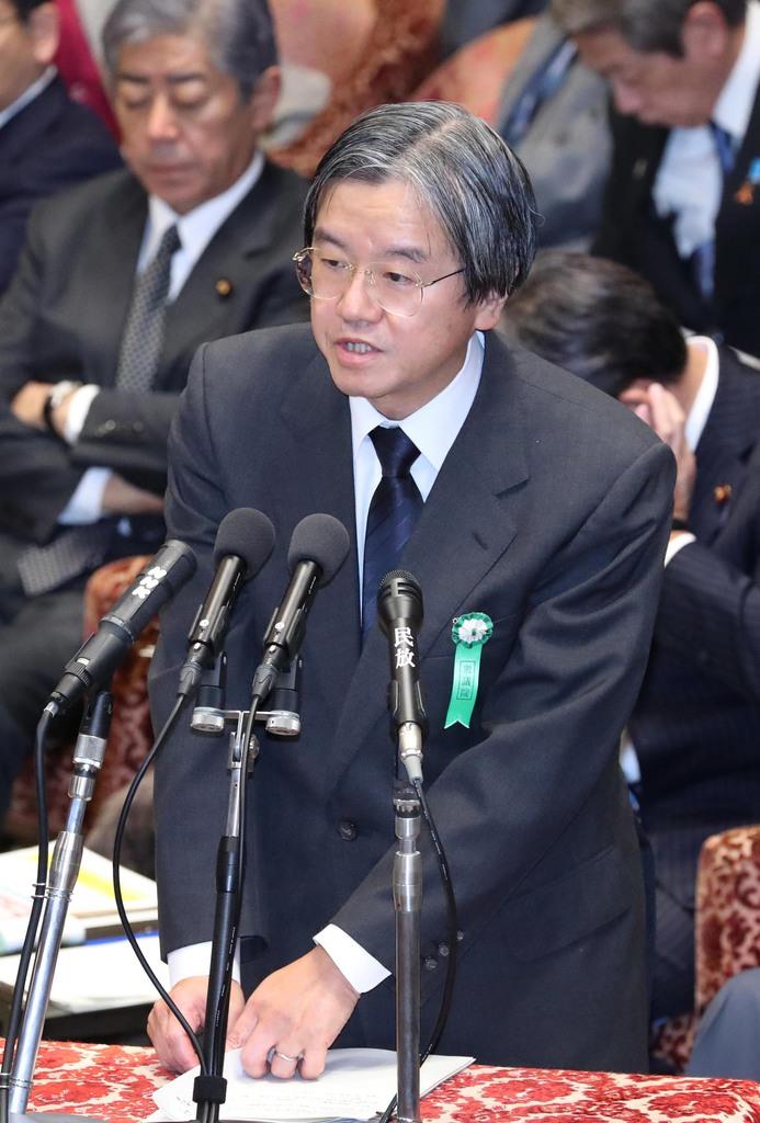 野党こだわった大西康之氏の答弁わずか７回 予算委 統計問題で目立つパフォーマンス