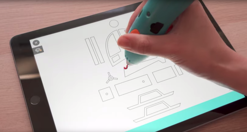 立体お絵かきペンの3doodlerが 画面に直接絵を描くためのアプリを公開