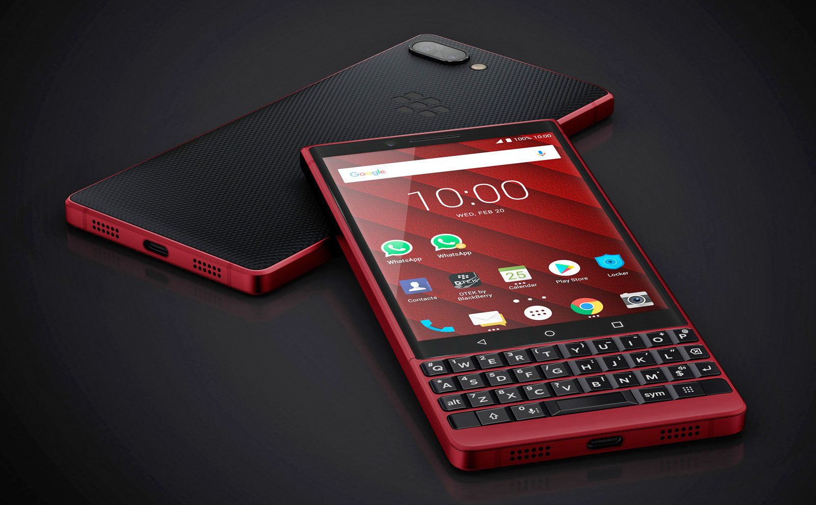 BlackBerry KEY2 RED Edition発表。100台限定、8万9800円で4月中旬国内発売 (Engadget 日本版)