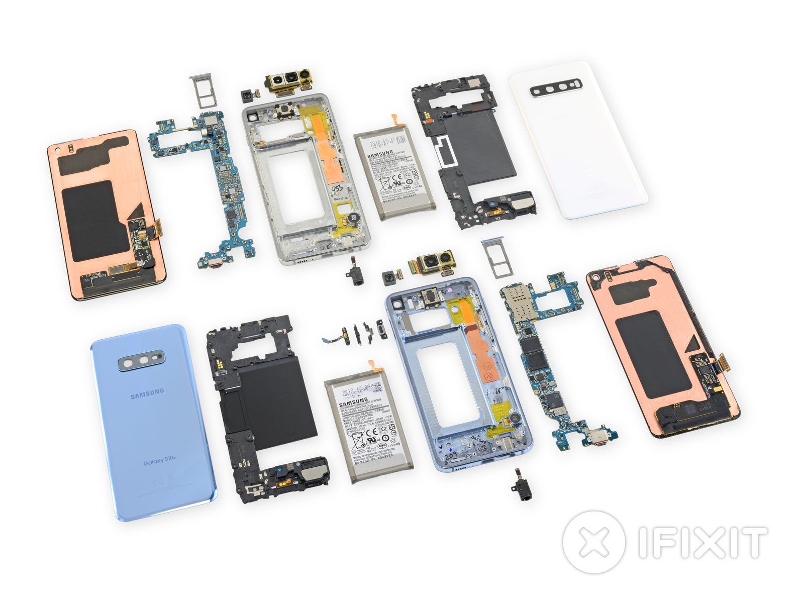 Galaxy S10の分解レポをifixitが公開 パンチホールや画面内指紋センサーなど 特徴的な構造が鮮明に