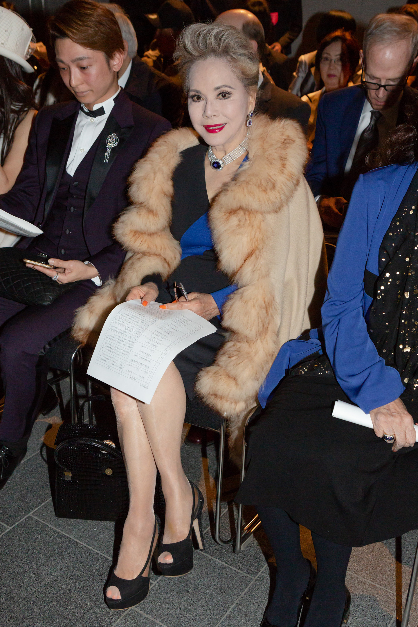 デヴィ夫人や萬田久子らセレブがフロントロウに集結 コシノジュンコが12年ぶりに東京でコレクション発表