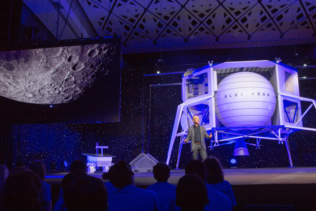 ベゾス、Blue Originの月植民計画と着陸船を公開