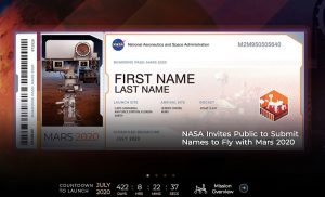 あなたの名前が火星へ！NASAが火星探査車「マーズ2020」に乗せる名前を世界中から募集