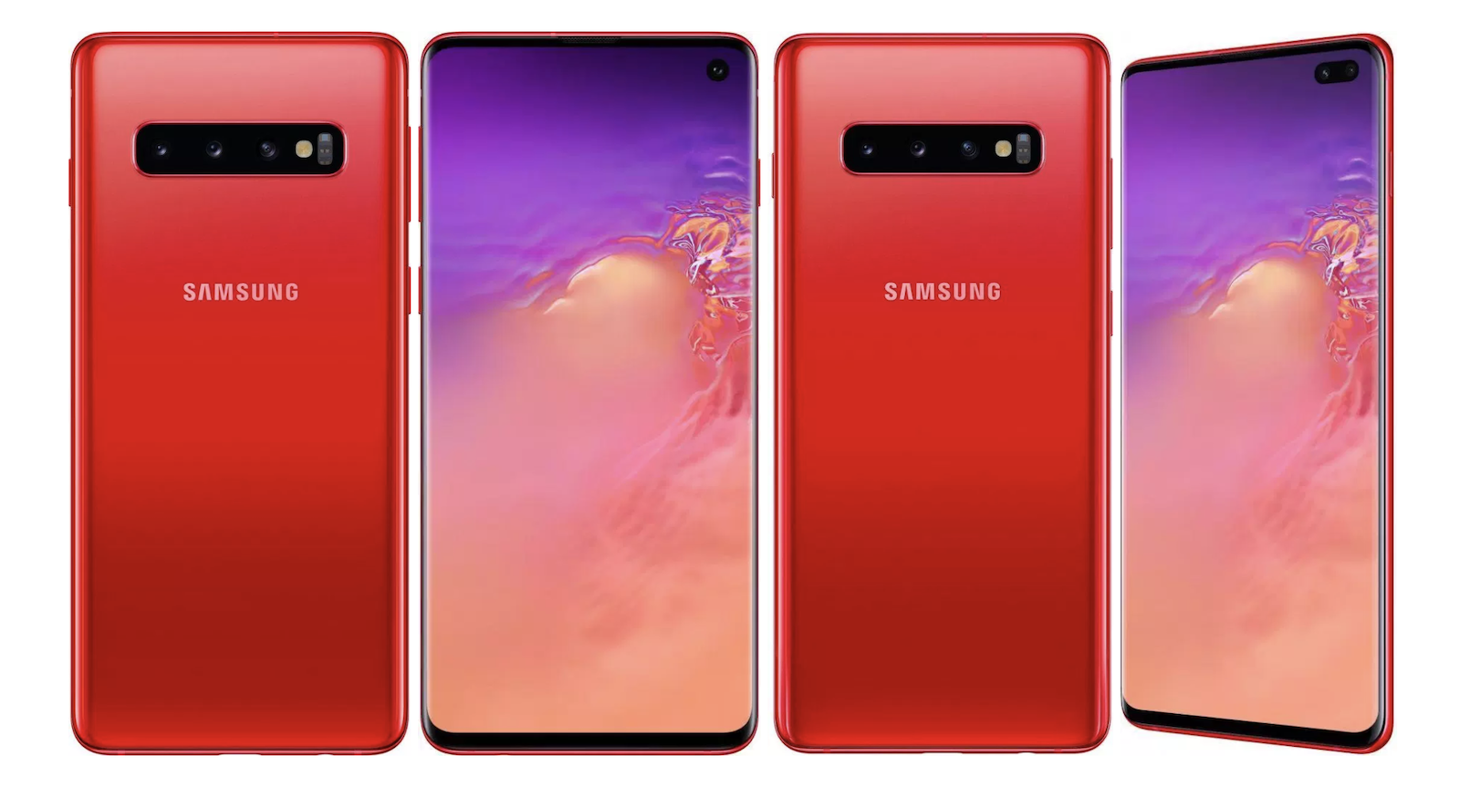 ✓未開封品 Galaxy S10+ 限定色カーディナルレッド SIMフリー海外版+