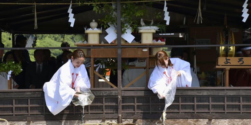 復興願い川開き祭り、大分・日田　17年7月豪雨で被災