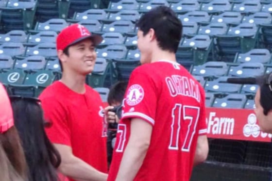 MLB】同世代の大谷翔平とNBA渡邊雄太が初対面 活躍に刺激