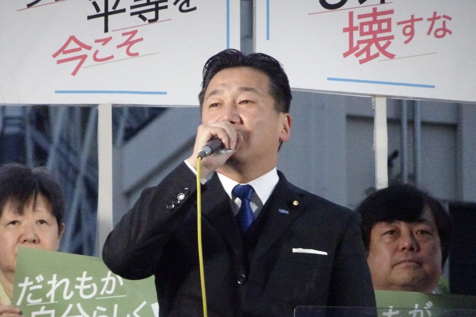 市民連合「市民と野党が訴える」新宿西口街頭演説会で福山幹事長が訴え - 立憲民主党