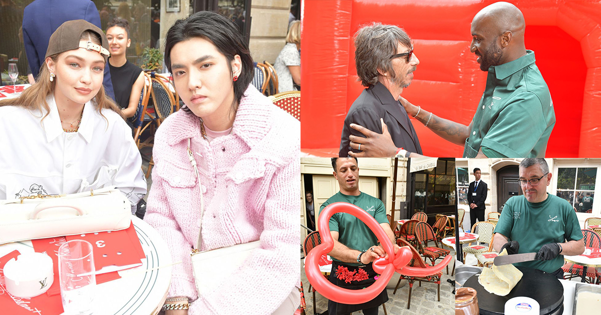 ジジ ハディッドやクリス ウーもフロントローに 年春夏 ルイ ヴィトン メンズコレ