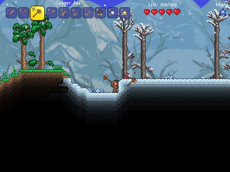 遊び方はあなた次第 2dサンドボックス型ゲームの名作 Terraria 発掘 インディーゲーム Steam