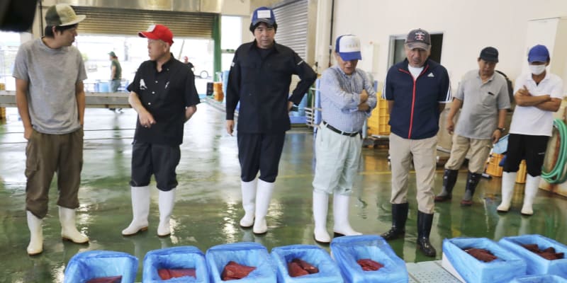 商業捕鯨再開後初の鯨肉入札　和歌山・太地町