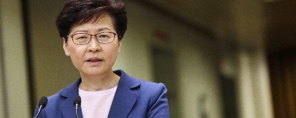 香港の逃亡犯条例改正案は葬られた－林鄭行政長官