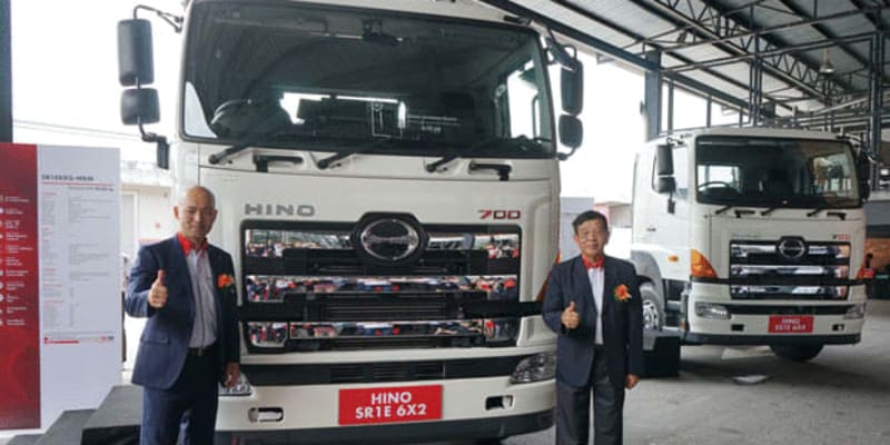 マレーシア 日野自 大型トラックのセミオートマ車発売 車両