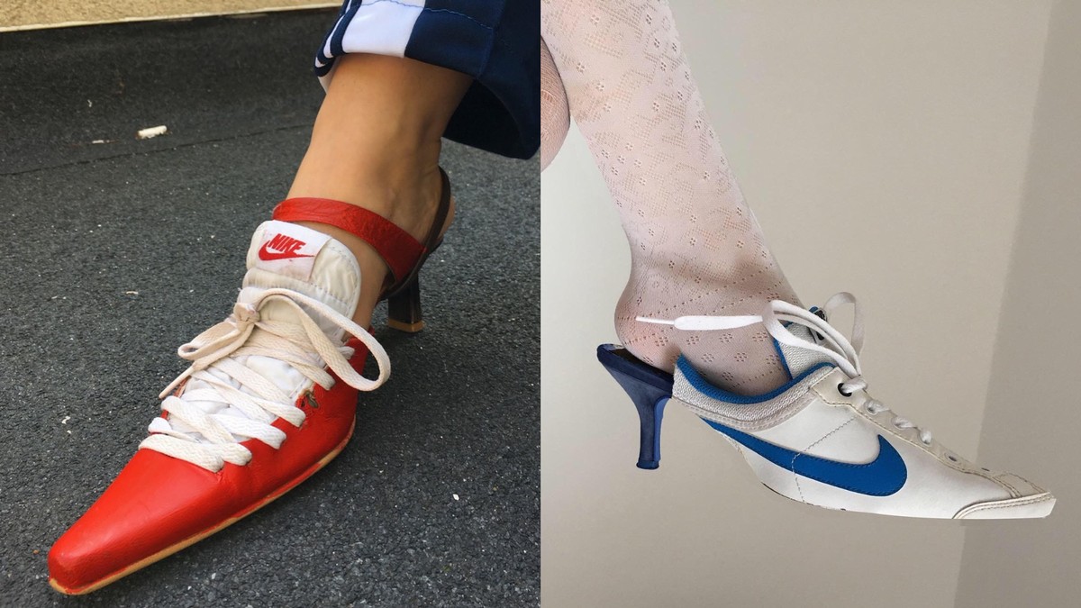 古いナイキのスニーカーをヒールにアップサイクルするデザイナー アンクタ サルカとは