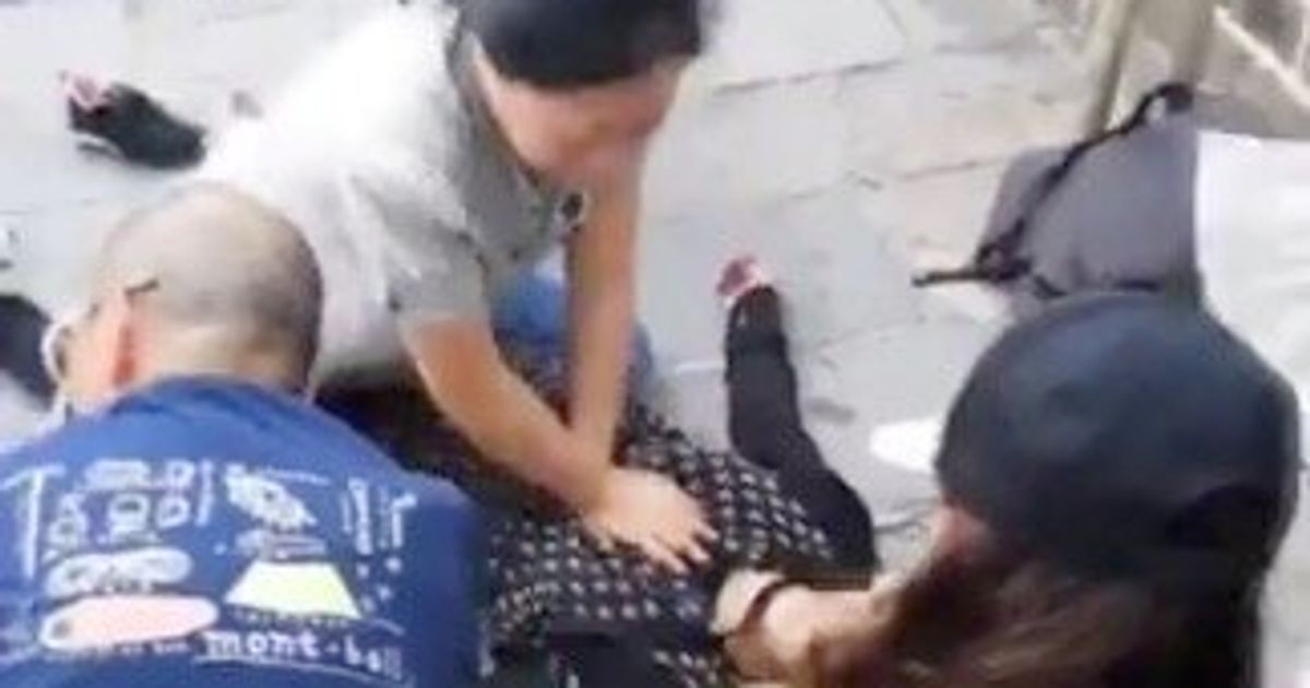 万里の長城で日本人観光客が倒れるも、偶然通りがかった医療関係者が命を救う（動画）