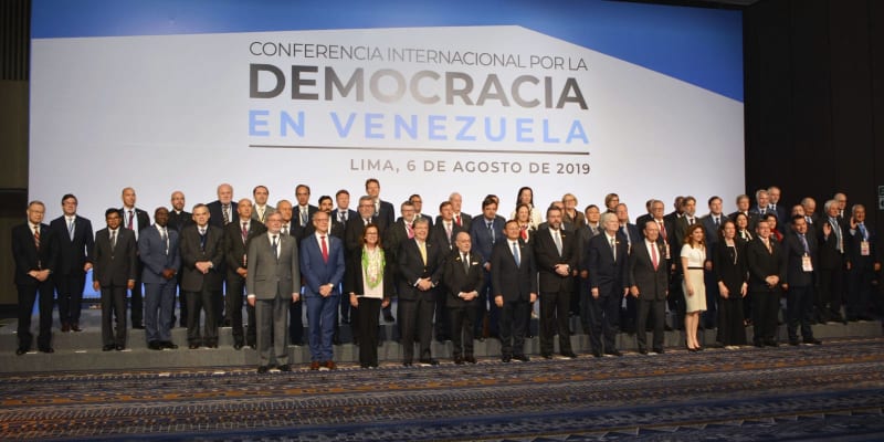 対ベネズエラの外交圧力に限界　リマ会議、盛り上がり欠く