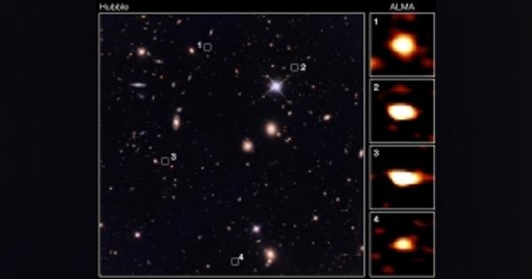 アルマ望遠鏡、「見えない銀河」を多数発見　過去の宇宙から巨大銀河