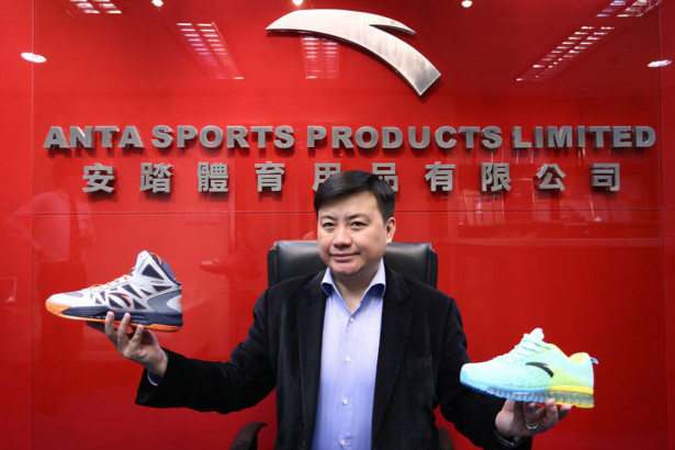 中国スポーツウェア「ANTA」が好決算、株価は昨年から2倍に