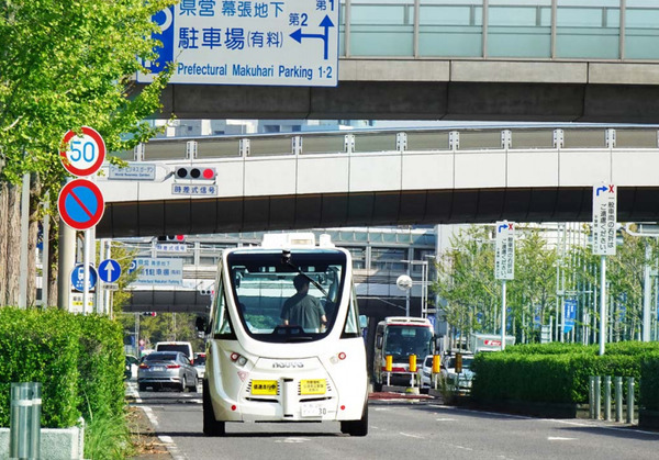 SBドライブ、ハンドルのない自律走行バスの公道実証実験に協力…CEATEC 2019で予定