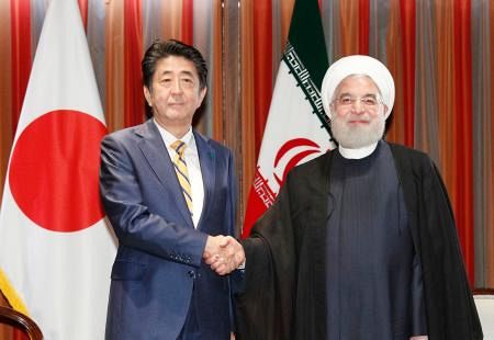 首相、中東情勢に強い懸念　日イラン首脳会談　核合意順守を要請