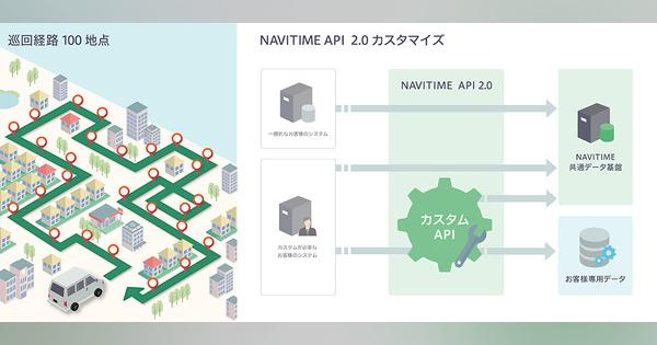 地図・ルート検索開発ツール「NAVITIME API」がリニューアル、最大100地点の巡回経路を自動探索