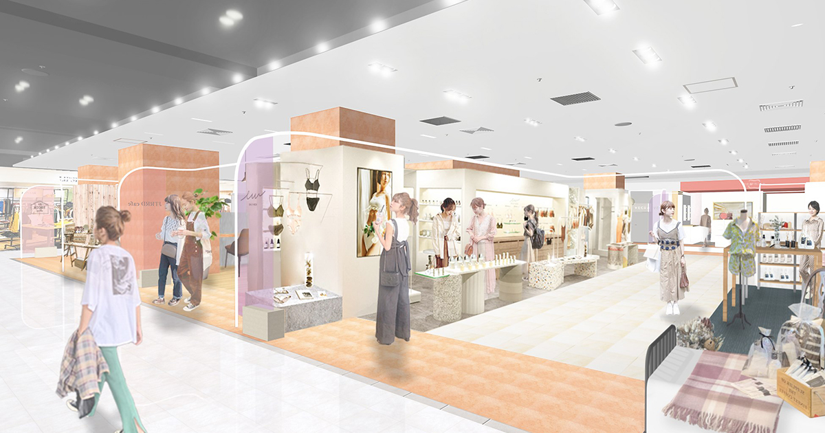 大丸梅田店に“女性のリズムに寄り添う”新ゾーン「ミチカケ」がオープン