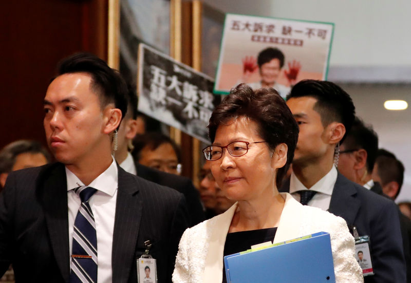 中国、林鄭・香港行政長官の更迭を検討　後任は「暫定」就任＝ＦＴ