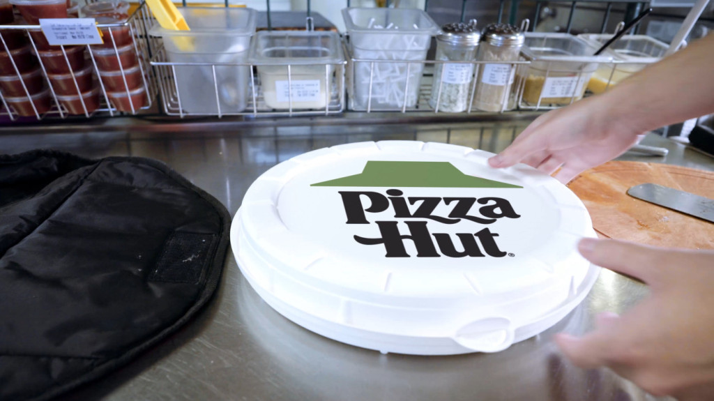 ピザ・ハットがZumeの丸い生分解性ピザボックスをテスト中