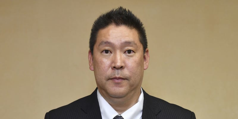 N国立花党首の演説妨害疑い　参院埼玉補選、35歳男逮捕