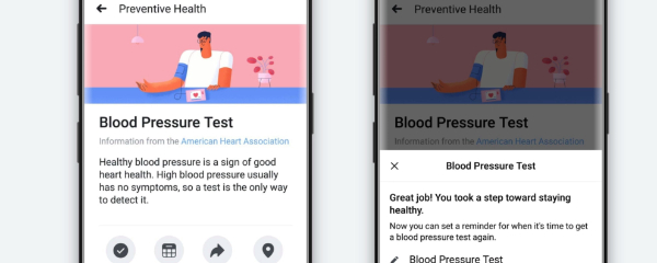 Facebookが初のヘルスケアツールを公開