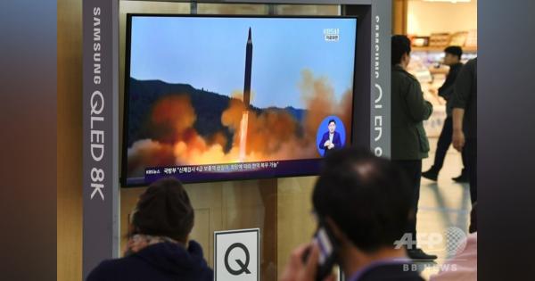 北朝鮮、飛翔体2発を発射 韓国軍発表