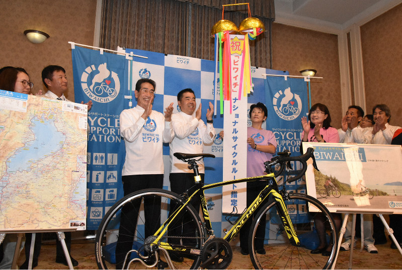 琵琶湖自転車一周「ビワイチ」193キロ　ナショナルサイクルルートに