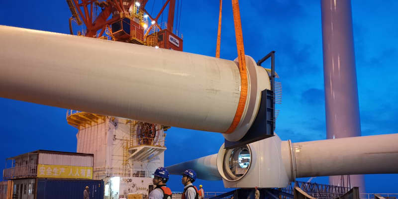 超大型洋上風力発電機を開発　中国初