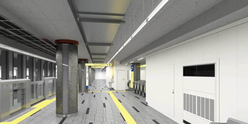 「虎ノ門ヒルズ駅」来年6月開業　東京メトロ日比谷線