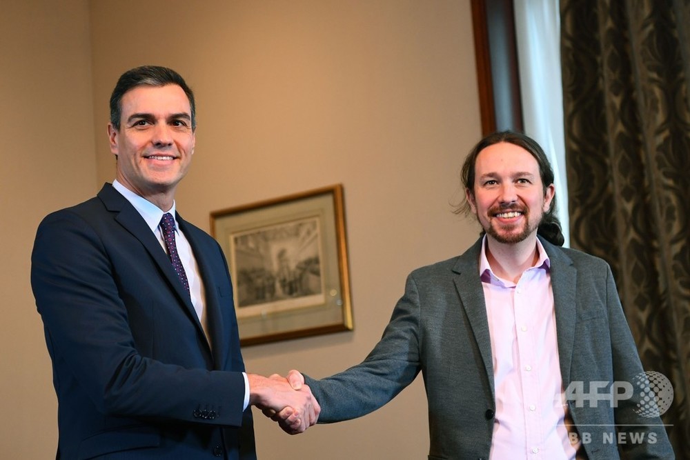 スペイン与党、急進左派と連立樹立で合意