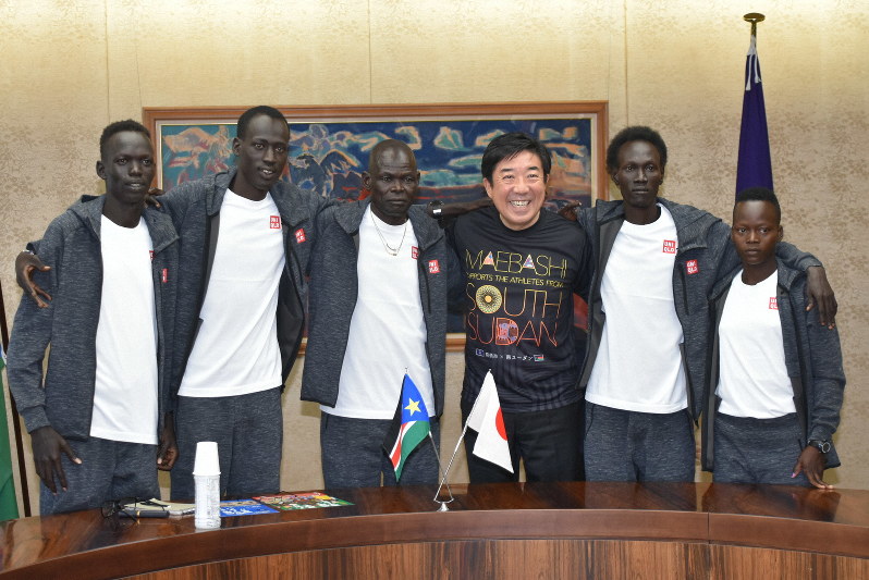 東京五輪南スーダン選手団が来日　約8カ月間の事前キャンプ　前橋