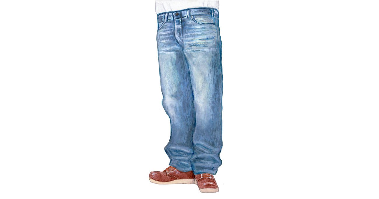 「太いジーンズ」はオジサンの始まり - 服が、めんどい　「いい服」「ダメな服」を１秒で決める
