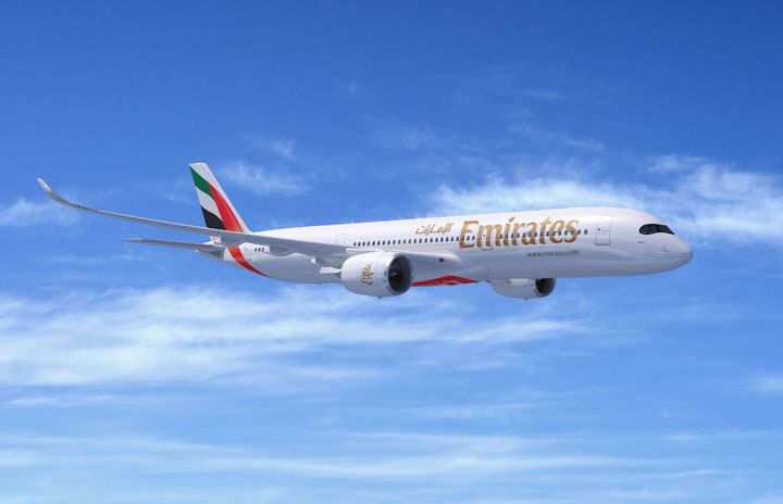 エミレーツ航空、A350-900を50機発注　A380と777補完