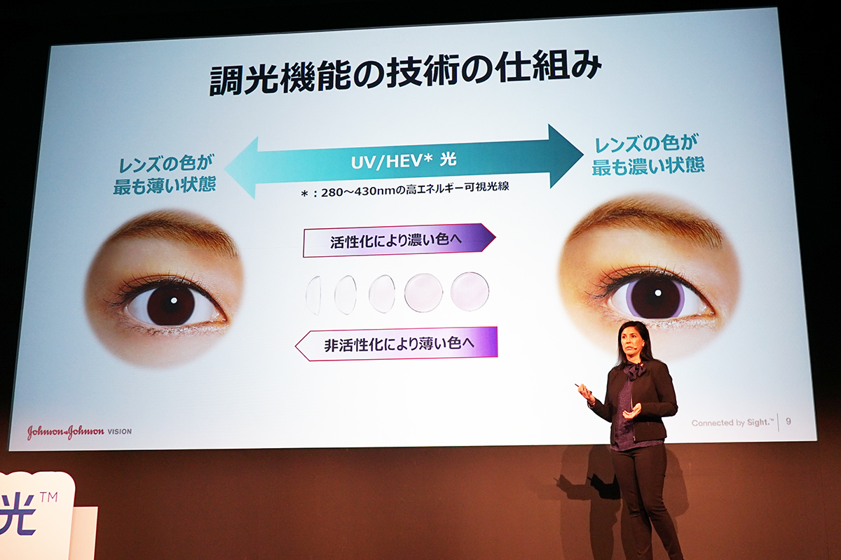 世界初、調光コンタクトレンズが日本へ。アキュビューから12月12日発売