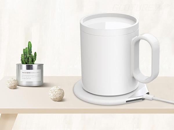ワイヤレス充電できる保温マグ「Warm mug」が便利そう