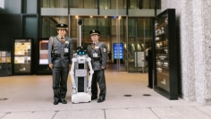 大成、品川のオフィス街でAI搭載警備ロボットの実証実験
