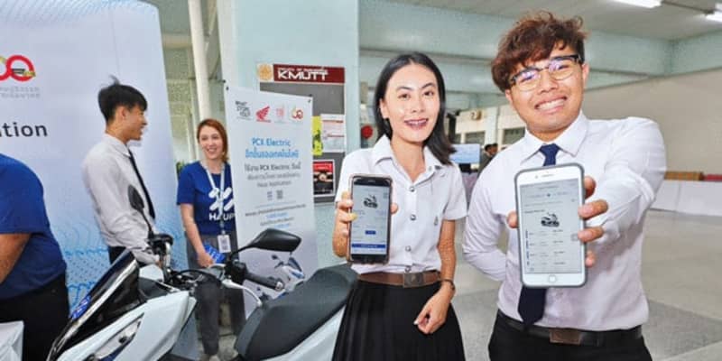 【タイ】ホンダ、タイで電動バイクシェアの実証事業［車両］