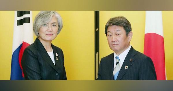 日韓外相が会談　首脳会談へ調整開始を確認
