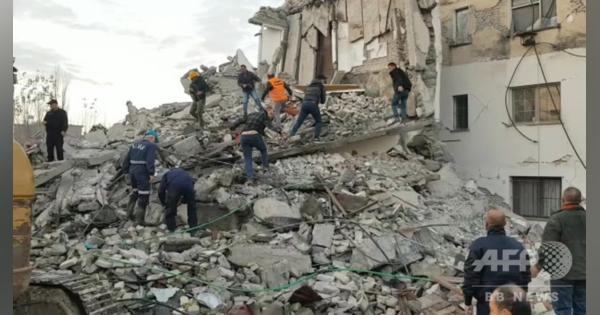 動画：アルバニアでM6.4の地震、4人死亡 現地の映像