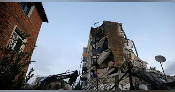アルバニアで地震、4人死亡　M6.4、建物崩壊