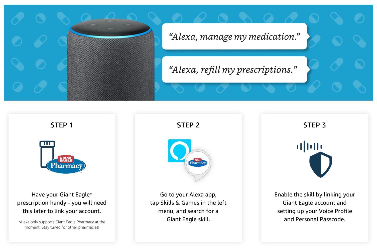 Amazon.com、Alexaによる服薬リマインダーを大手薬局チェーンと連携して提供