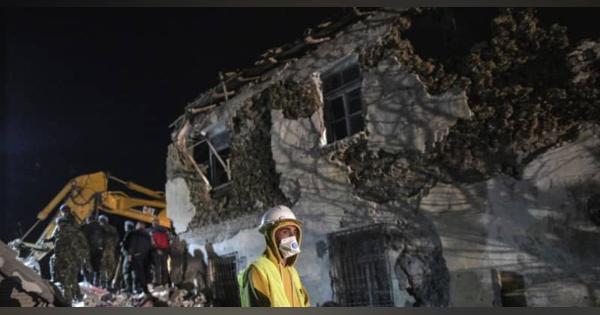 アルバニア、地震死者20人超に　負傷600人超、救出作業続く