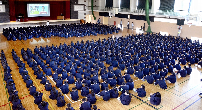 森田小学校、児童数1000人の不安