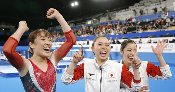 団体女子で森ひかるらの日本が初の金メダル　トランポリン世界選手権