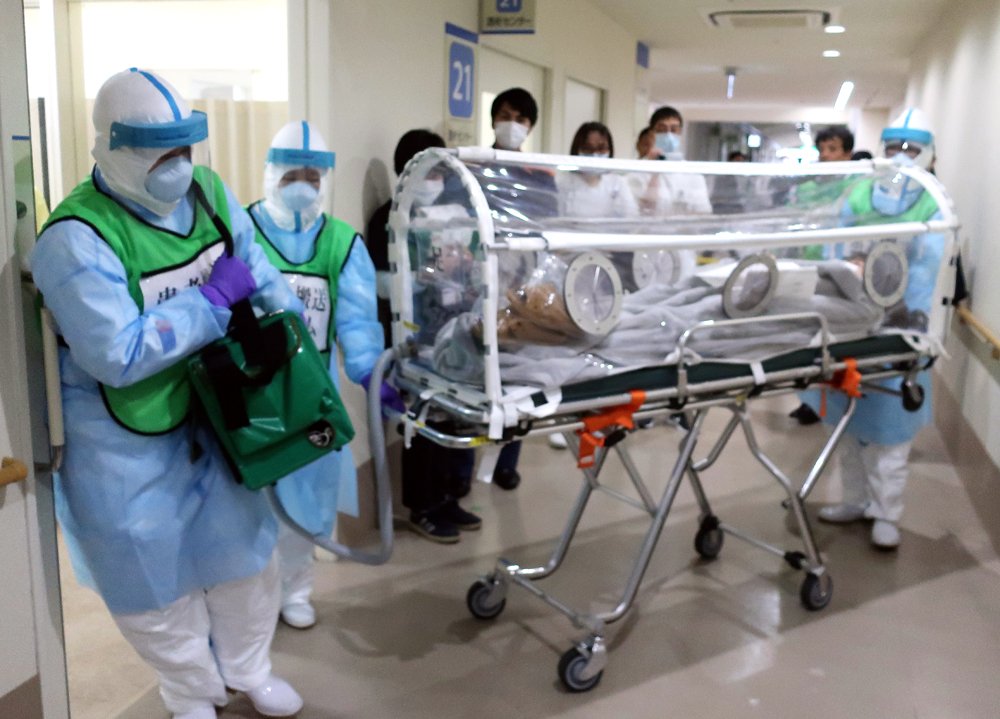 新型インフルエンザの感染拡大防げ　京都で対策訓練
